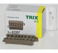 Trix H0 62207-S Binario a C curvo R2 = 437,5 mm / 7,5° (6 pezzi) - NUOVO +...