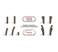 Trix H0 62900 - Grande Gleis-Ergänzungs-Set A Starter Set Merce Nuova