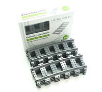 Trixbrix.eu Curved Tracks R104 Compatible with Lego City Train Set 60197 60198 10277 60205 60238