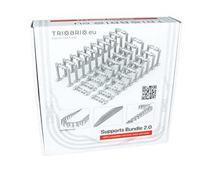 Trixbrix Supporti Bundle 2.0 compatibile con set di treni Lego City 60197 60198 10277 60205 60238 60337