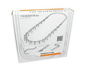 Trixbrix Supports Bundle 2.0 Compatibile con Lego City Train Set 60197 60198 10277 60205 60337 (Stadium Loop)