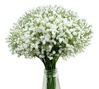 TRIXES 12 PZ Gypsophilia Bouquet - Fiori Artificiali - Perfetto per Decorare la tua casa e molto altro ancora - Bouquet Artificiale