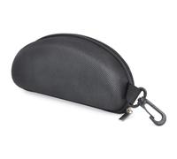 TRIXES Borsa da vista in nero, occhiali da sole e occhiali da lettura, una custodia rigida con una bella e elegante zip