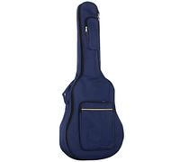 TRIXES Borsa per chitarra con spalline, custodia imbottita impermeabile, bassa, acustica e classica borsa per chitarra, ideale per i viaggi, Blu, 105cm x 41cm x 11cm, Classica