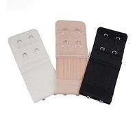 TRIXES Cinghie estensione reggiseno 2 ganci elasticizzate confezione da 3