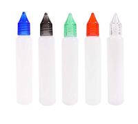 TRIXES Confezione da 5 contagocce da 30 ml, flaconcini “Unicorno”, stile penna.