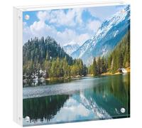 TRIXES Cornice per foto in acrilico 5X5 - Cornice magnetica multiuso effetto vetro, perfetta da esporre sulla scrivania o da appoggiare sulla credenza o da appoggiare sulla mensola a muro