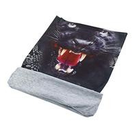 TRIXES Design animale pantera nera - Bandana passamontagna sciarpa tubolare fascia - berretto multifunzione - Antivento ripara dal sole - Motociclismo sport - Poliestere elasticizzato - Taglia unica