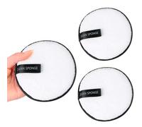 TRIXES Dischetti struccanti riutilizzabili in microfibra, confezione da 3, colore: bianco…