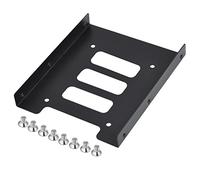 TRIXES Kit di Installazione Disco Rigido, l'unità Interna in Metallo Nero SSD da 2,5” Fino a 3,5” - Staffe per Disco Fisso - Montatura ad Alta Performance, Ricambio per Disco Fisso