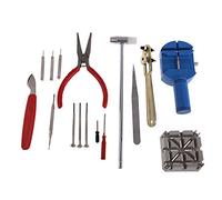 TRIXES Kit di riparazione orologi - utensili per la regolazione del cinturino e rimozione/chiusura della cassa