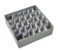 TRIXES Organizer per Cassetti - 30 Scomparti - in Tessuto - per Calzini, Cravatte e Biancheria Intima
