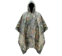 TRIXES Poncho antipioggia impermeabile mimetico, leggero per adulti - Escursionismo, festival, viaggi e altro ancora