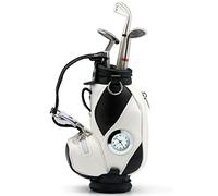TRIXES Sacca da Golf Gadget Porta Penne con Penne a Forma di Mazza da Golf e Orologio
