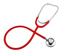 TRIXES Stetoscopio Giocattolo Rosso per Bambini - Giocattoli Educativi - Gioca al Veterinario Dentista Dottore Infermiere - Gioco di Ruolo - Abito Medico - Accessorio per Halloween