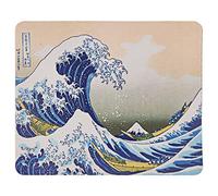 TRIXES - Tappetino per mouse per computer desktop - La grande ondata di Kanagawa - Art Hokusai Design 8.5 'x 7' - Base in gomma antiscivolo - Adatto per laser e mouse ottico