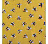 TRIXES Tessuto di cotone - Bumble Bee Stampa - Embroidery Tessuto - Rivestimento in tessuto - per le industrie tessili Crafts - Cucito - Patchwork - un foglio 1M x 140cm dimensioni approssimative