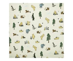 TRIXES Tessuto di cotone - Winnie and Friends - Tessuto da ricamo - per artigianato tessile - patchwork - un foglio 1 x 1,12 m