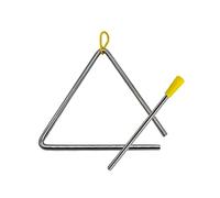 TRIXES Triangolo strumento musicale da 10,2 cm - Gioca insieme a strumenti a percussione come tamburo, campane, xilofono, maracas, glockenspiel - Adatto per adulti, bambini - Set di giocattoli