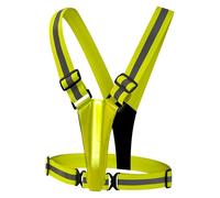 TRIXES Unisex LED verstellbare Warnweste - Reflektierender Sicherheitsgurt - Giallo fluorescente