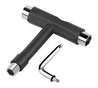 TRIXES Utensile Multiuso a 5 Vie Scooter/Skateboard/Longherone Utensile con Gira Viti - Nero