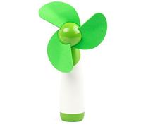 TRIXES Ventilatore portatile a lama morbida Testa regolabile verde