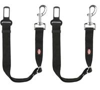 Trixie 1237354 Guinzaglio per Cane, Lunghezza 45-70cm, Nero (Confezione da 2)