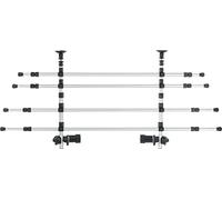 Rete per auto Larghezza: 96-163 cm Altezza: 34-48 cm argento/nero