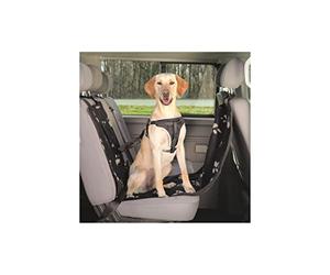 Trixie 13231 - Telo protettivo per auto, 0,65 x 1,45 m, colore: nero/beige