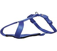 TRIXIE 1998502 Arnés-Y Premium, 50-60 cm/20 mm, Blucobalto, M