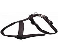 Trixie 1998601-Imbracatura a Y Premium, M-L: 60-70 cm/20 mm, Nero, M Pettorina per Cani-Y, Neoprene