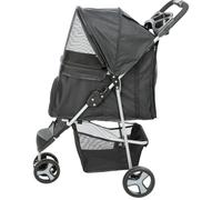 TRIXIE 28958 passeggino per animali da compagnia 11 kg Cane Nero Metallo Poliestere Ripiegabile