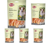 Trixie 31808 Premio Rabbit Ears, 80 g (Confezione da 5)
