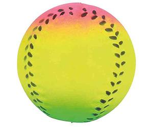 TRIXIE 3458 palline al neon in gomma morbida, 7 cm, 15 pezzi