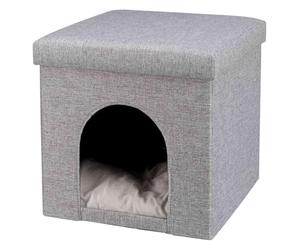 TRIXIE 36314 Alois - Grotta Morbida, 38 x 40 x 38 cm, Colore: Grigio