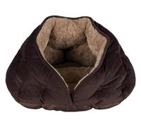 Trixie 36356 Caverna di peluche Malu, 47 × 27 × 41 cm, marrone/marrone chiaro