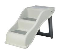 TRIXIE Scaletta per cani 34 × 39 × 54 cm, grigio chiaro