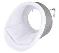 TRIXIE 43144 - Cuccia sospesa per termosifone, rotonda, 38 cm di diametro x 34 cm, colore: bianco e grigio