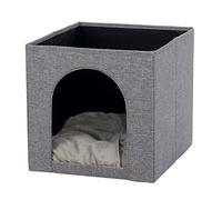 TRIXIE 44087 Cuccia da scaffale Ella, da 33 x 33 x 37 cm, di Colore Grigio