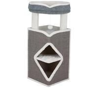 Trixie 44427 Arma - Torre per Gatti, 98 cm, Colore: Grigio/Blu/Grigio