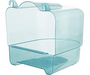 Trixie 54032 - Vasca da bagno semicircolare, 15 × 16 × 17 cm, colori assortiti