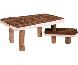 Trixie 62262 - Rifugio Naturale con Scale, 37 x 17 x 28 cm