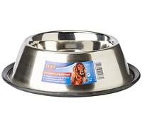TRIXIE Acciaio Inossidabile Long-Ear Ciotola, Diametro 15 cm, 0,9 L