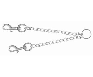 TRIXIE - Accoppiatore Cromato per Catena Doppia