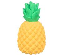 TRIXIE Ananas in lattice per cani con suono - Flessibile - Giallo | Masticativo morbido e resistente, delicato sui denti - Ideale per cuccioli e cani piccoli, gioco divertente