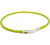 Flash Anello Luminoso USB, Silicone, XS-XL: 70 cm/10 mm, Verde