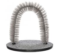 TRIXIE Gioco Gatto Arco per Massaggio e Cura del Pelo 36x33 cm Grigio