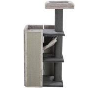 TRIXIE Arianna - Tiragraffi 112 cm in grigio, con tiragraffi a più livelli con posti confortevoli per sdraiarsi e giocare, oltre a una generosa superficie di raschiamento - 44464