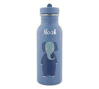 Trixie Baby - Borraccia per bambini, in acciaio inox, 500 ml, con nome in acciaio inox, per ragazze e ragazzi, a prova di perdite e adatta ai bambini