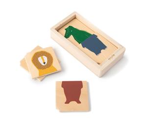 TRIXIE Baby Wooden Combo Animal Puzzle